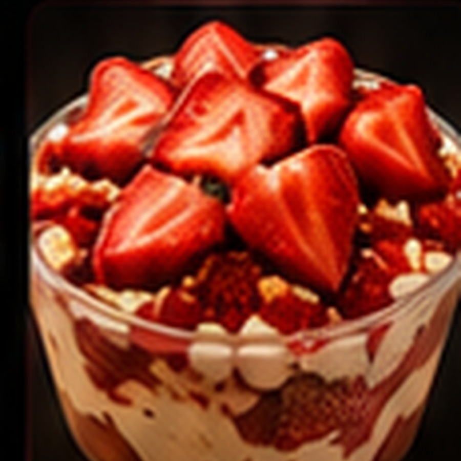 Strawberry Crunch Cheesecake Bowl
